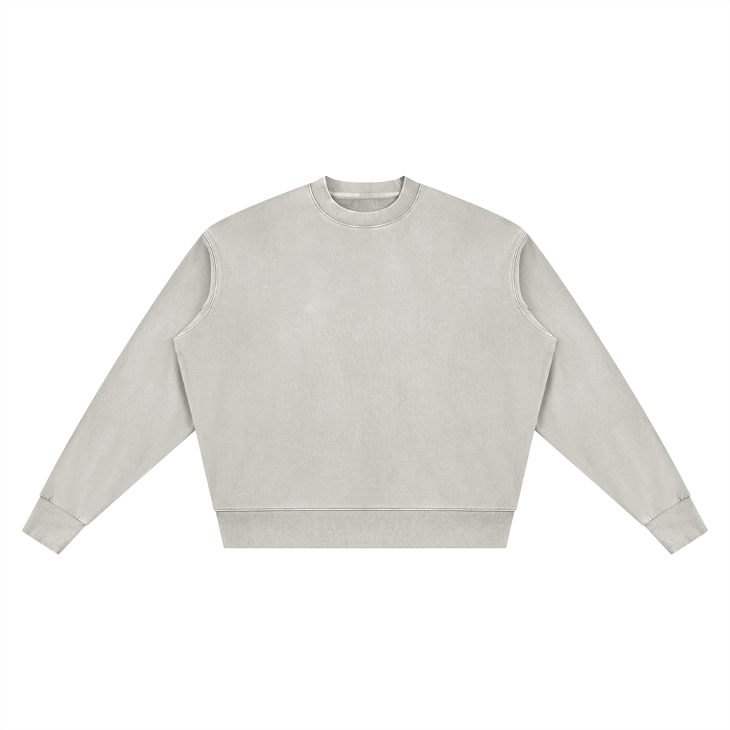 360 GSM Vintage Wash Crewneck Sweatshirt (U)