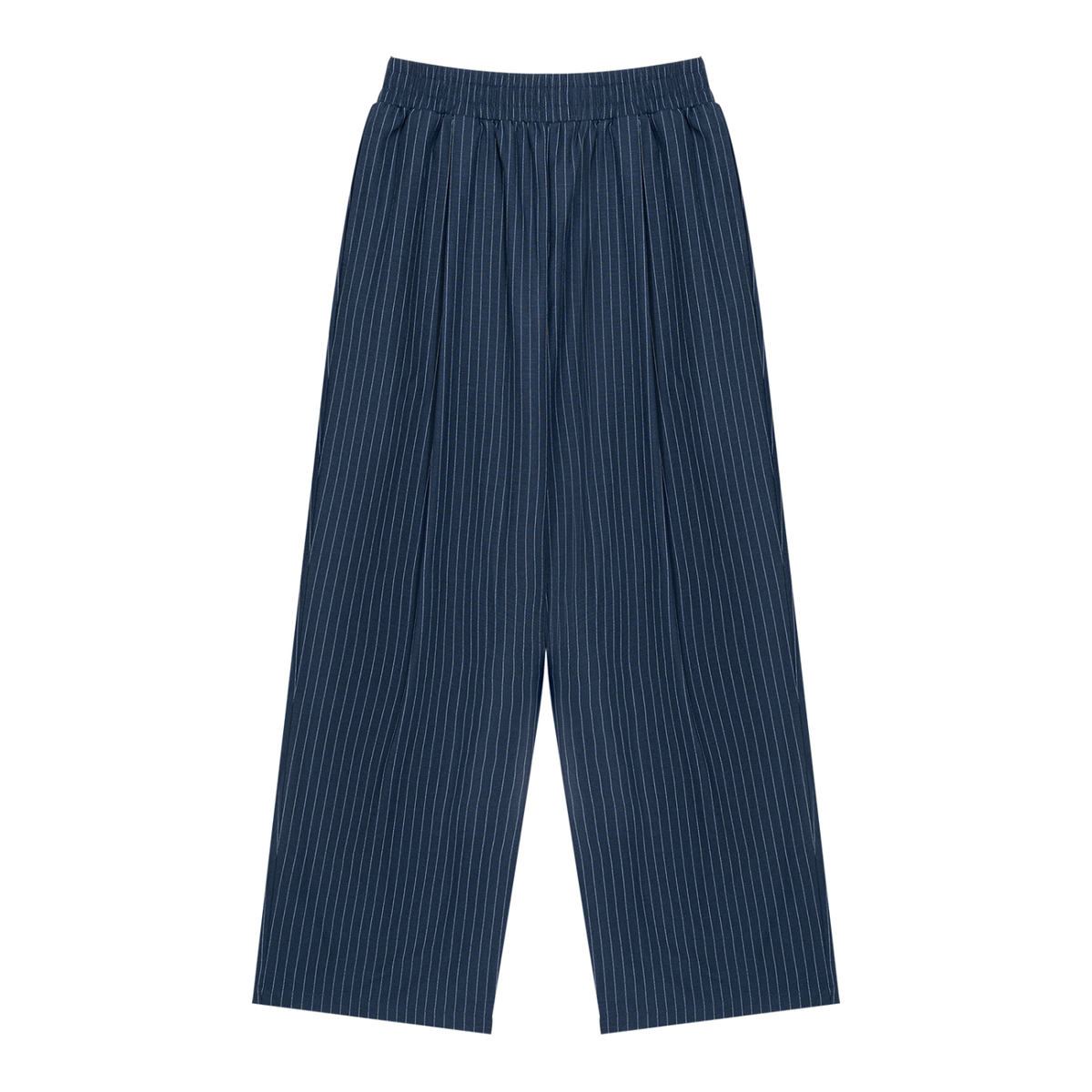 145 GSM Striped Pleated Pants (U)
