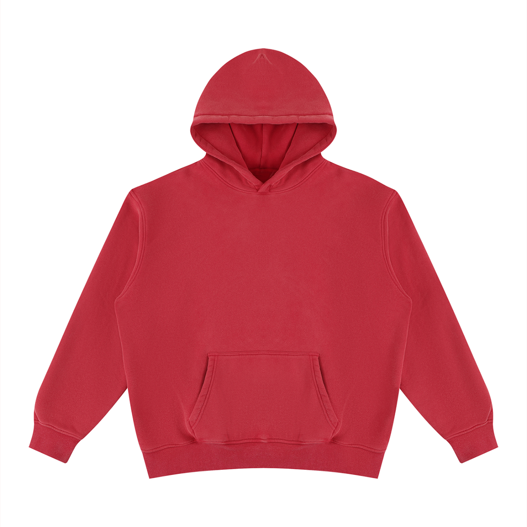 355 GSM Vintage Wash Fleece Hoodie (U)
