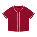 Contrast Piped Button-Up Jersey