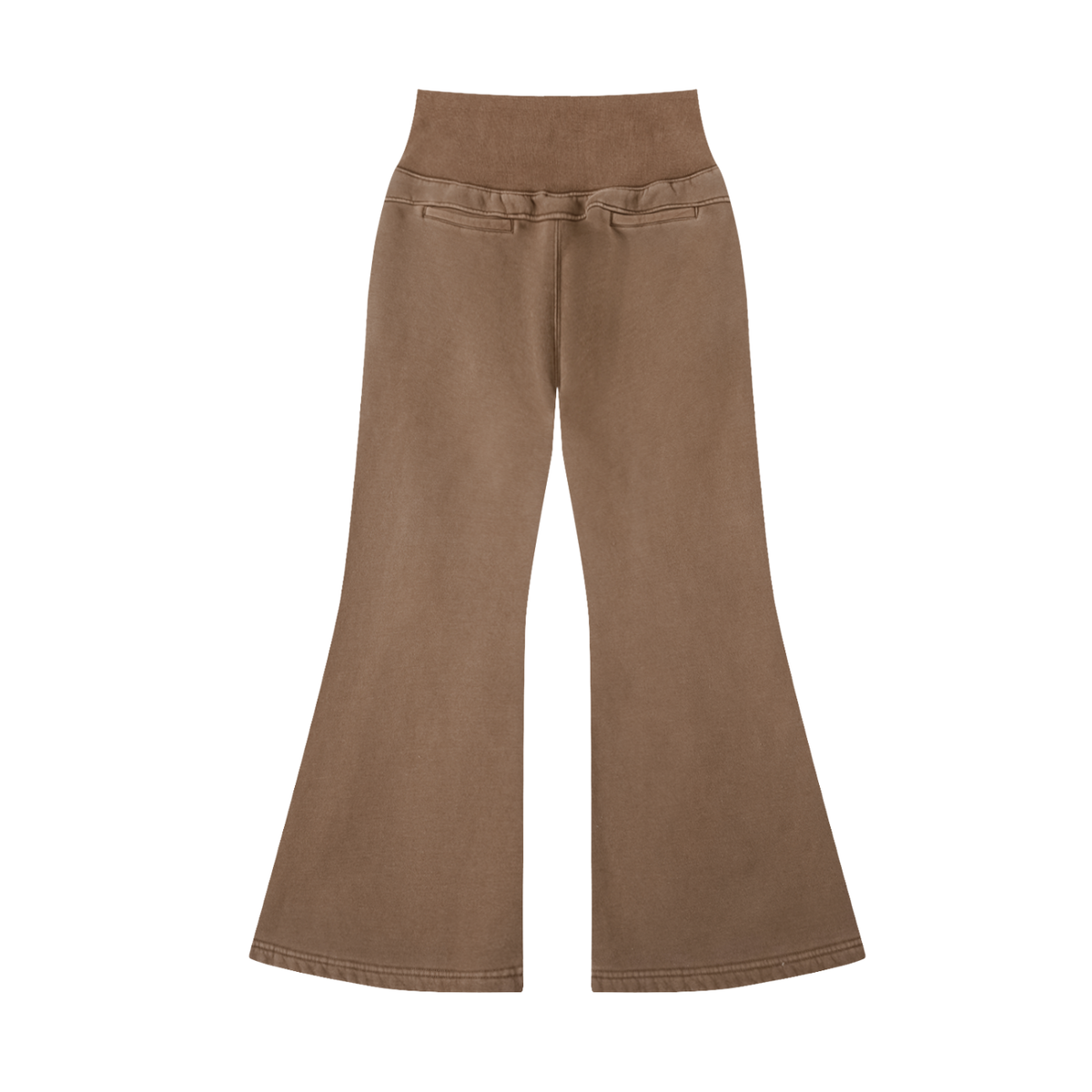 Women's Vintage Wash Flared Fleece Pants