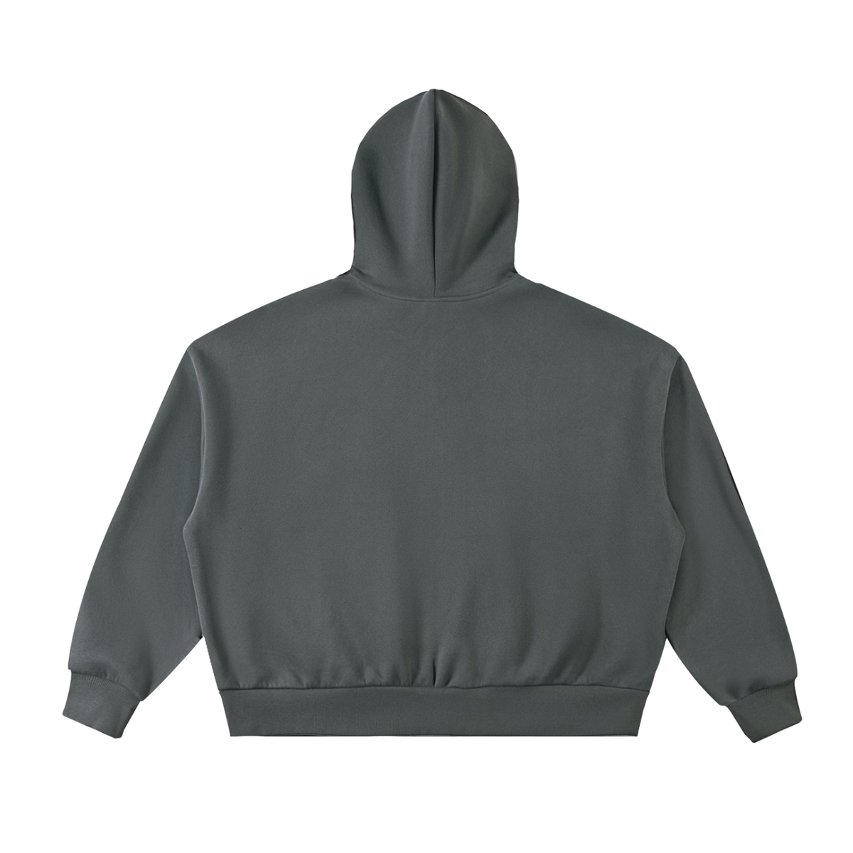 350 GSM Fleece Full-Zip Boxy Hoodie