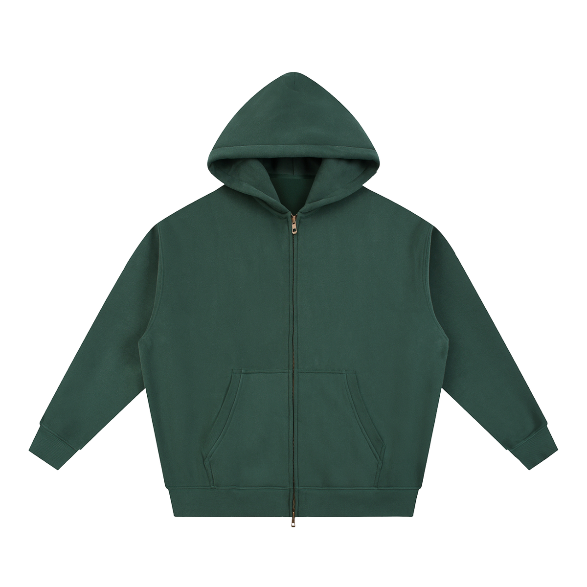 345 GSM Oversized Zipper Hoodie