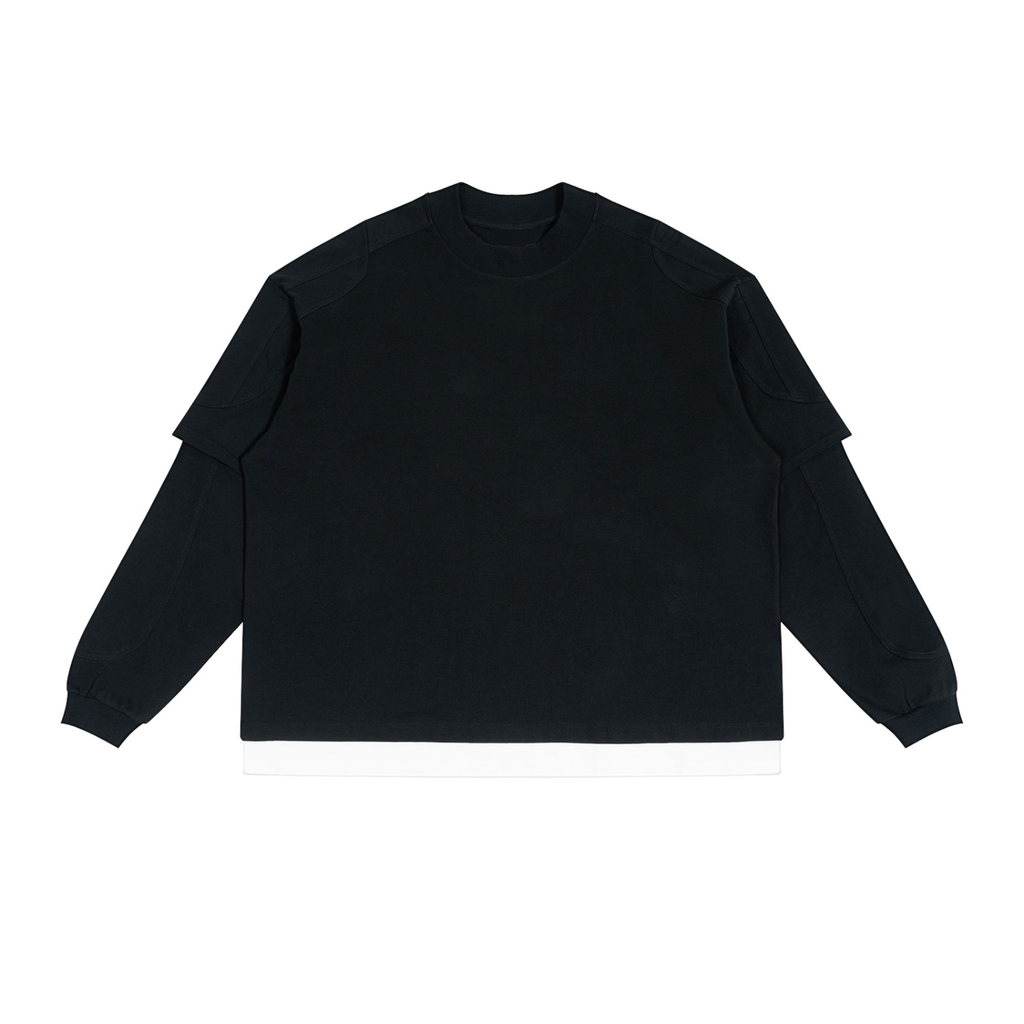 Paneled Layer Color Block T-Shirt