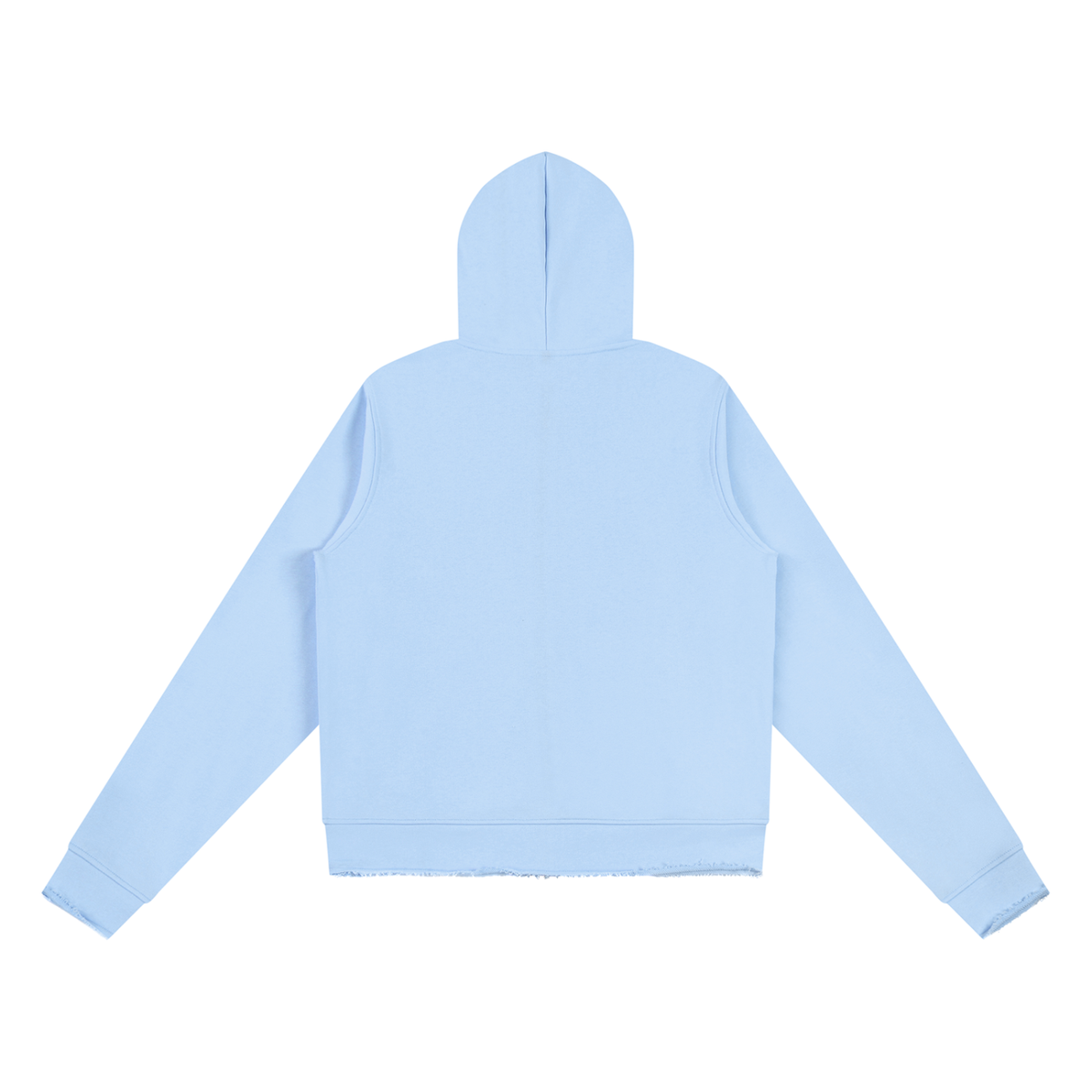 350 GSM Raw Edge Full Zip Hoodie (W)