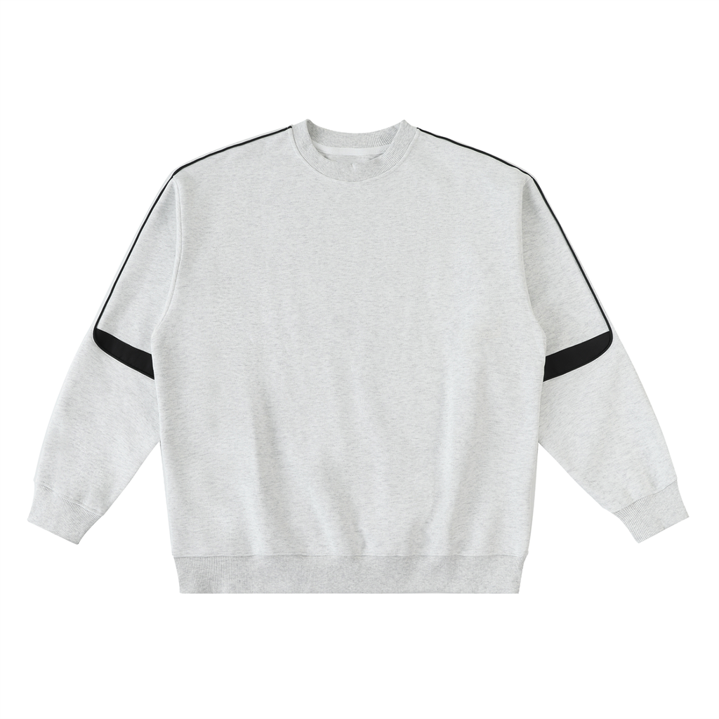 Oversized Crewneck Taped Sweatshirt