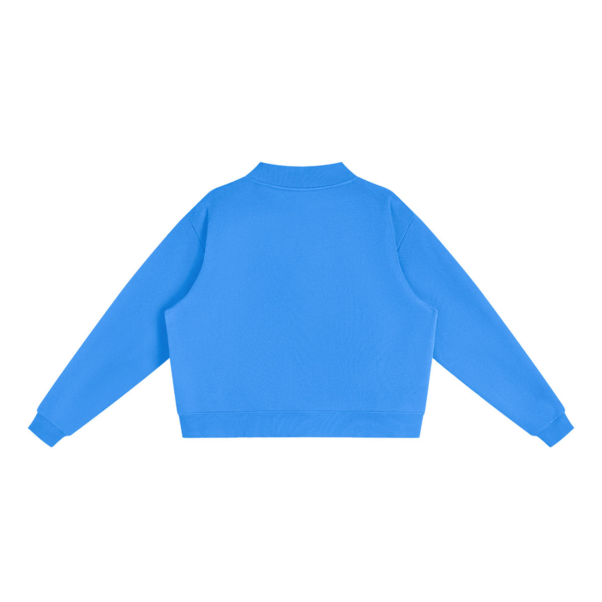 Women's Essential Fleece Mock-Neck Crew Sweatshirt