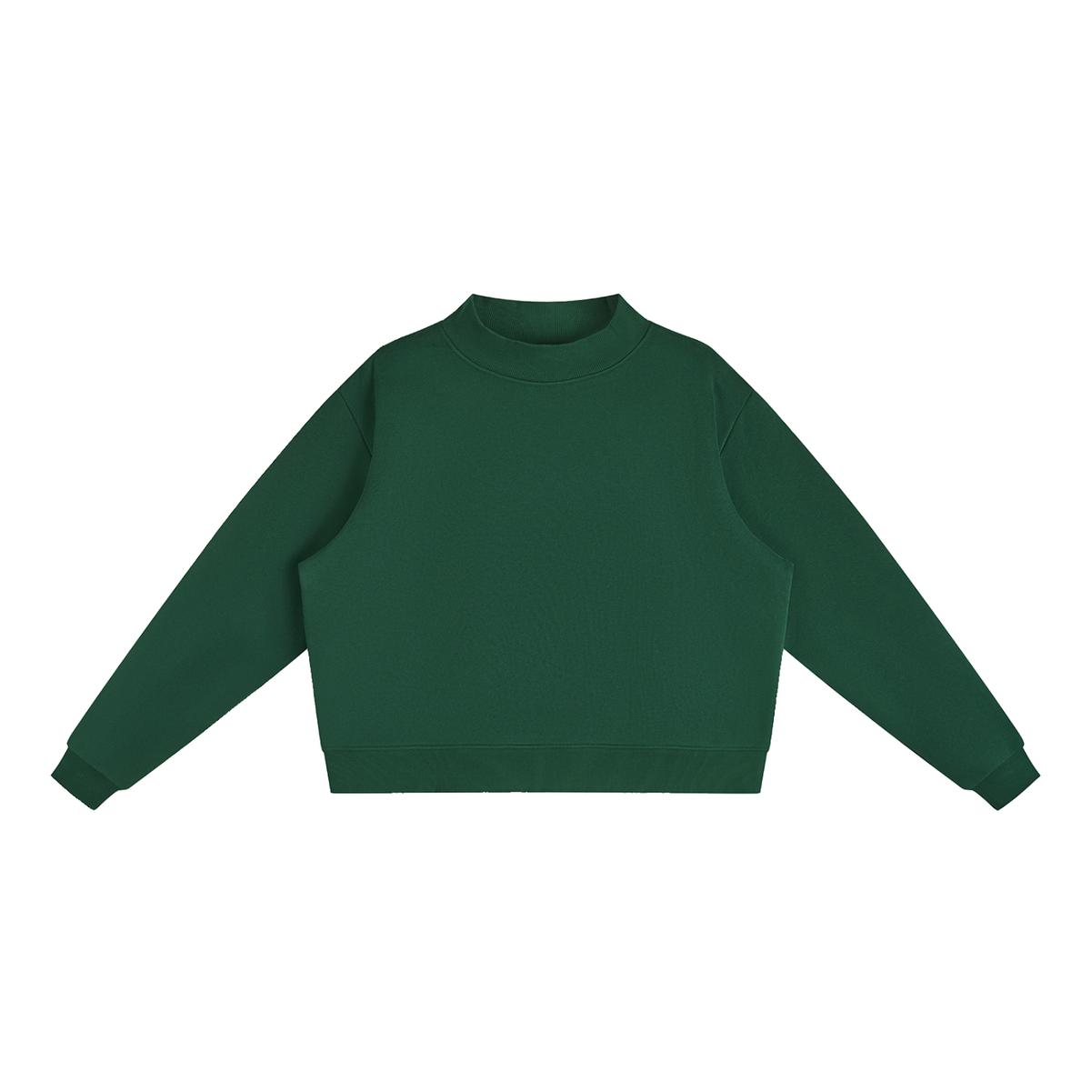 350 GSM Essential Fleece Mock-Neck Crew Sweatshirt (W)