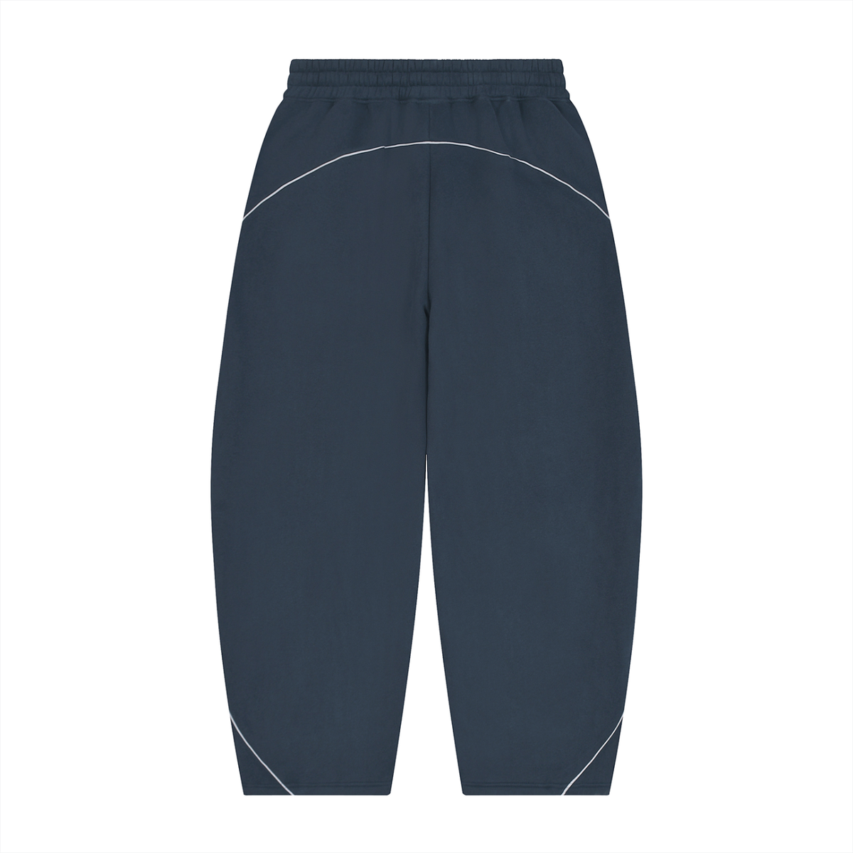 345 GSM Piping Fleece Barrel Leg Sweatpants(U)