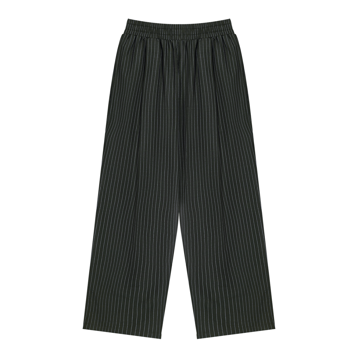 145 GSM Striped Pleated Pants (U)
