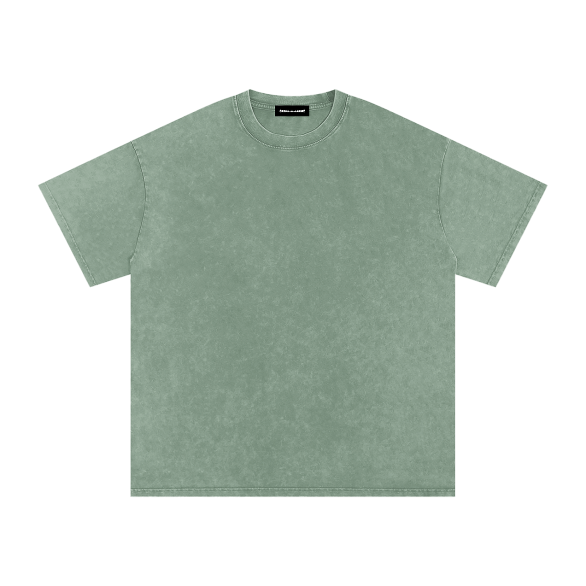 Snow Wash Oversized Cotton T-Shirt