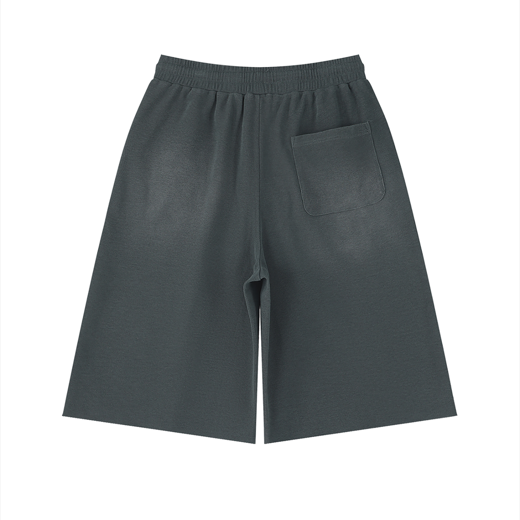 340 GSM  Sunfade Raw Edge Shorts (U)