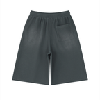340 GSM  Sunfade Raw Edge Shorts (U)