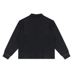 320 GSM Loose Long Sleeve Polo Shirt (U)