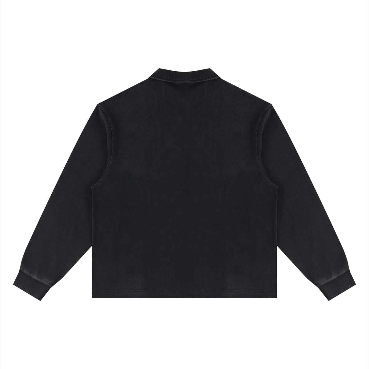 320 GSM Loose Long Sleeve Polo Shirt (U)