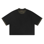250 GSM Mineral Washed Boxy Panel T-Shirt