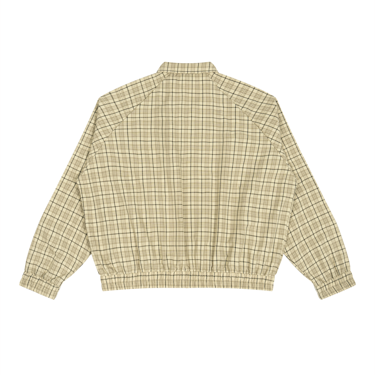 130 GSM Plaid Full-Zip Track Jacket (U)