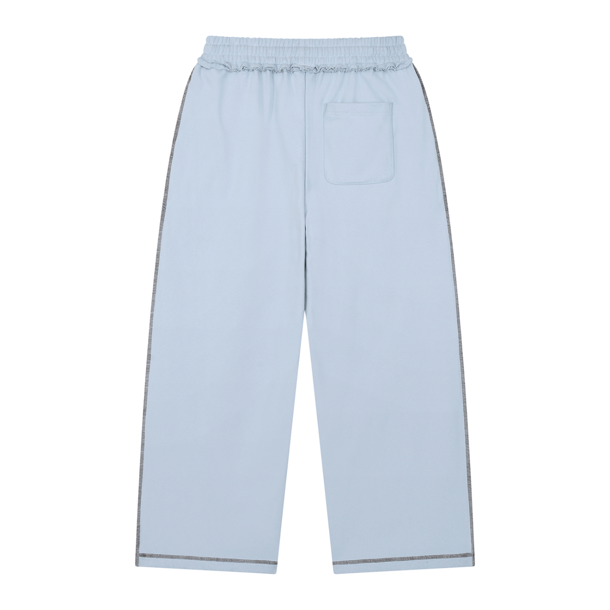 Raw Edge Topstitch Sweatpants