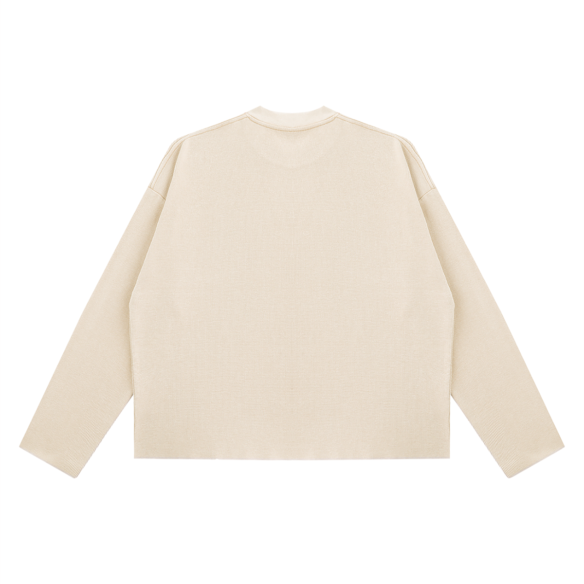 Vintage Wash Boxy Waffle Raw Edge T-Shirt