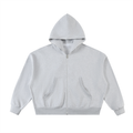 350 GSM Fleece Full-Zip Boxy Hoodie