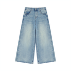 Women's Vintage Wash Wide-Leg Jeans