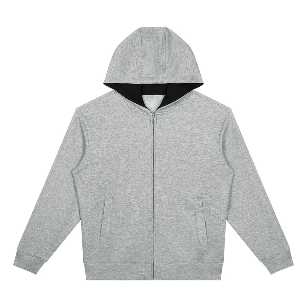 380 GSM Drop Shoulder Full Zip Hoodie (U)