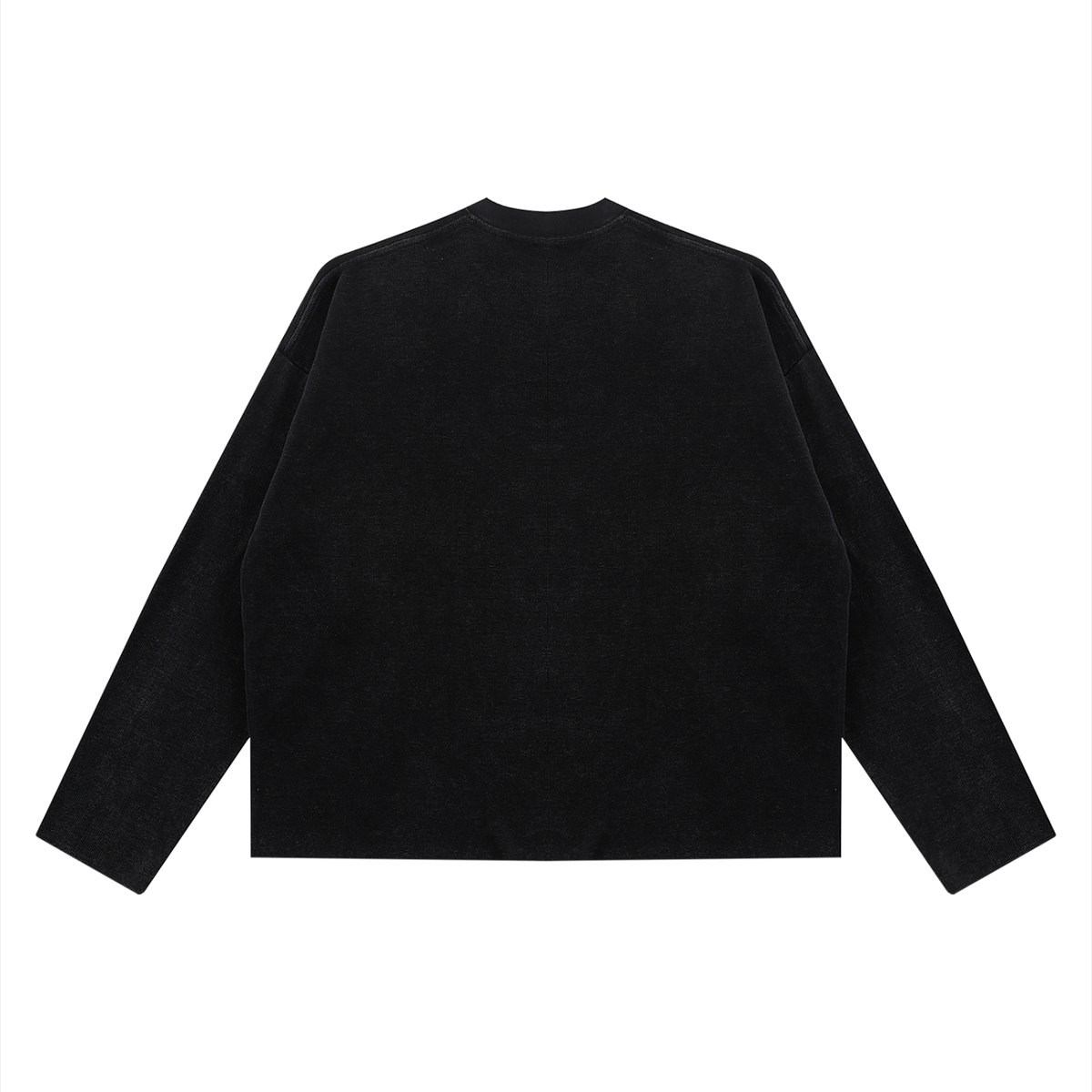 Vintage Wash Boxy Waffle Raw Edge T-Shirt