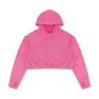 400 GSM Mineral Washed Crop Hoodie