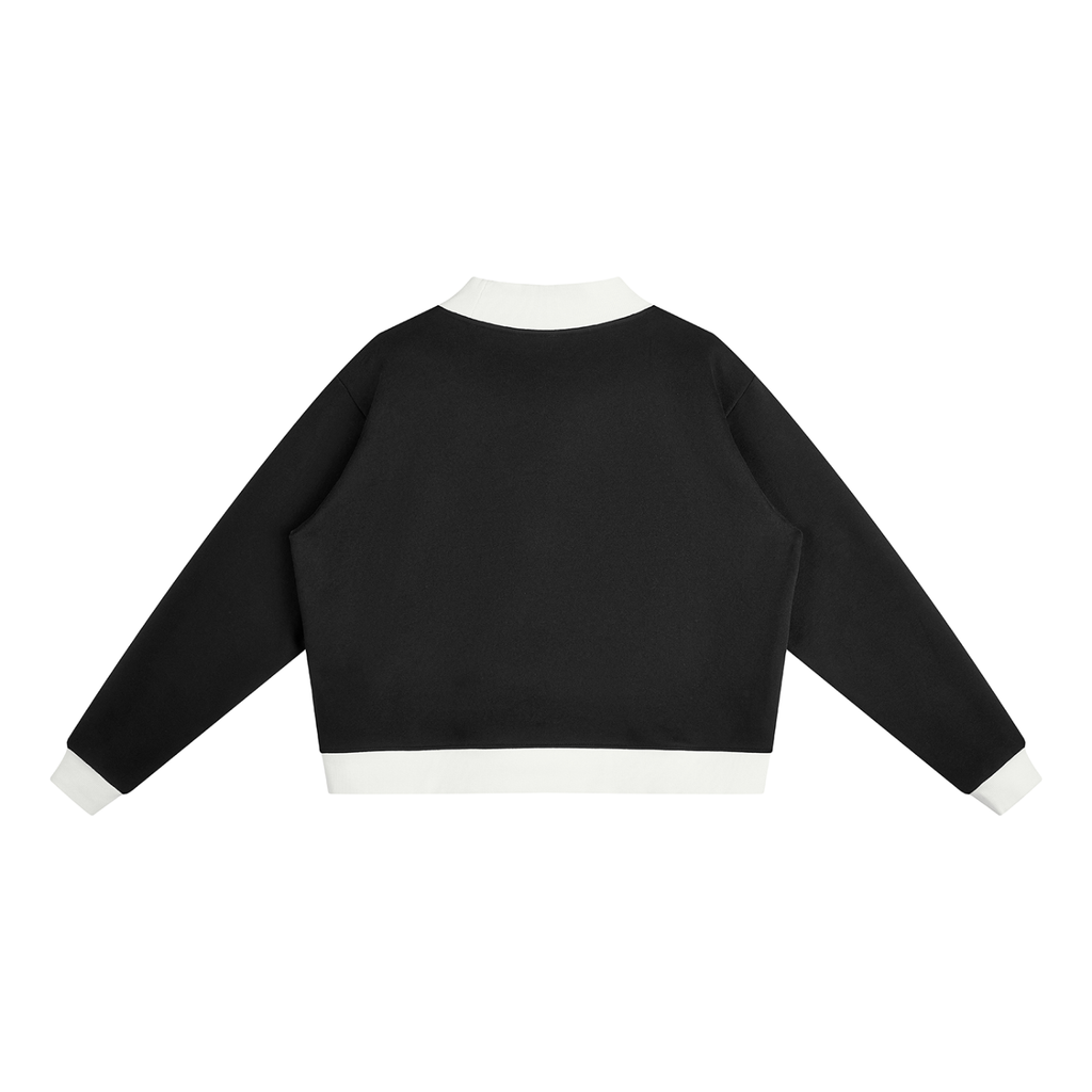 350 GSM Mock Neck Crewneck Sweatshirt (W)