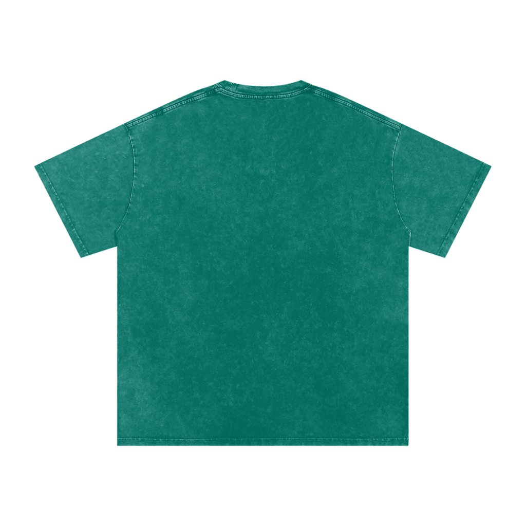 Snow Wash Oversized Cotton T-Shirt
