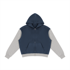 350 GSM Multi Color Full Zip Hoodie