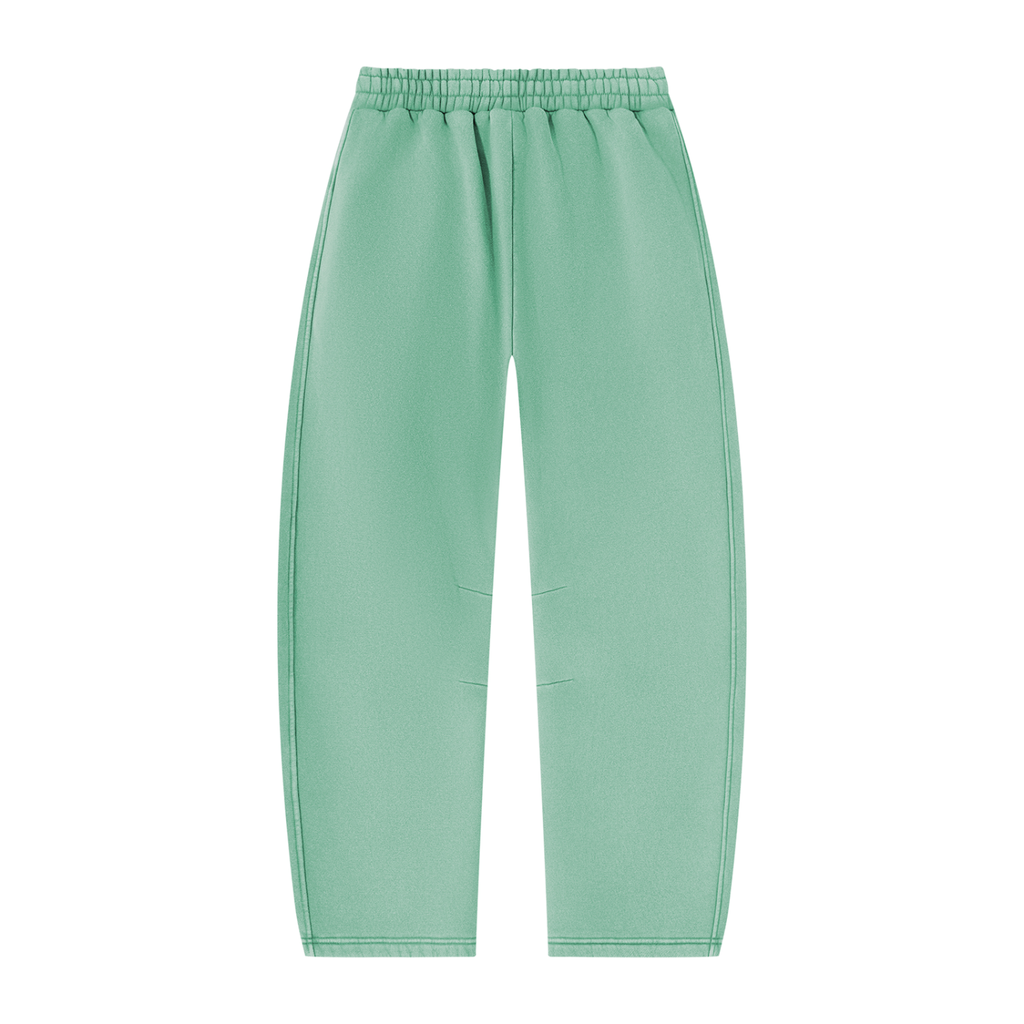 390 GSM Vintage Wash Barrel Leg Fleece Sweatpants (U)