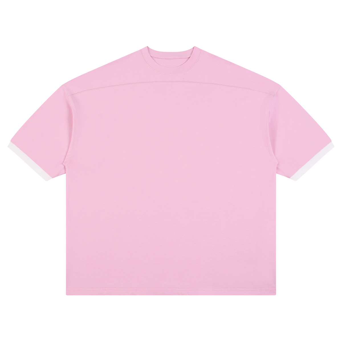 230 GSM Color Block Drop Shoulder T-Shirt