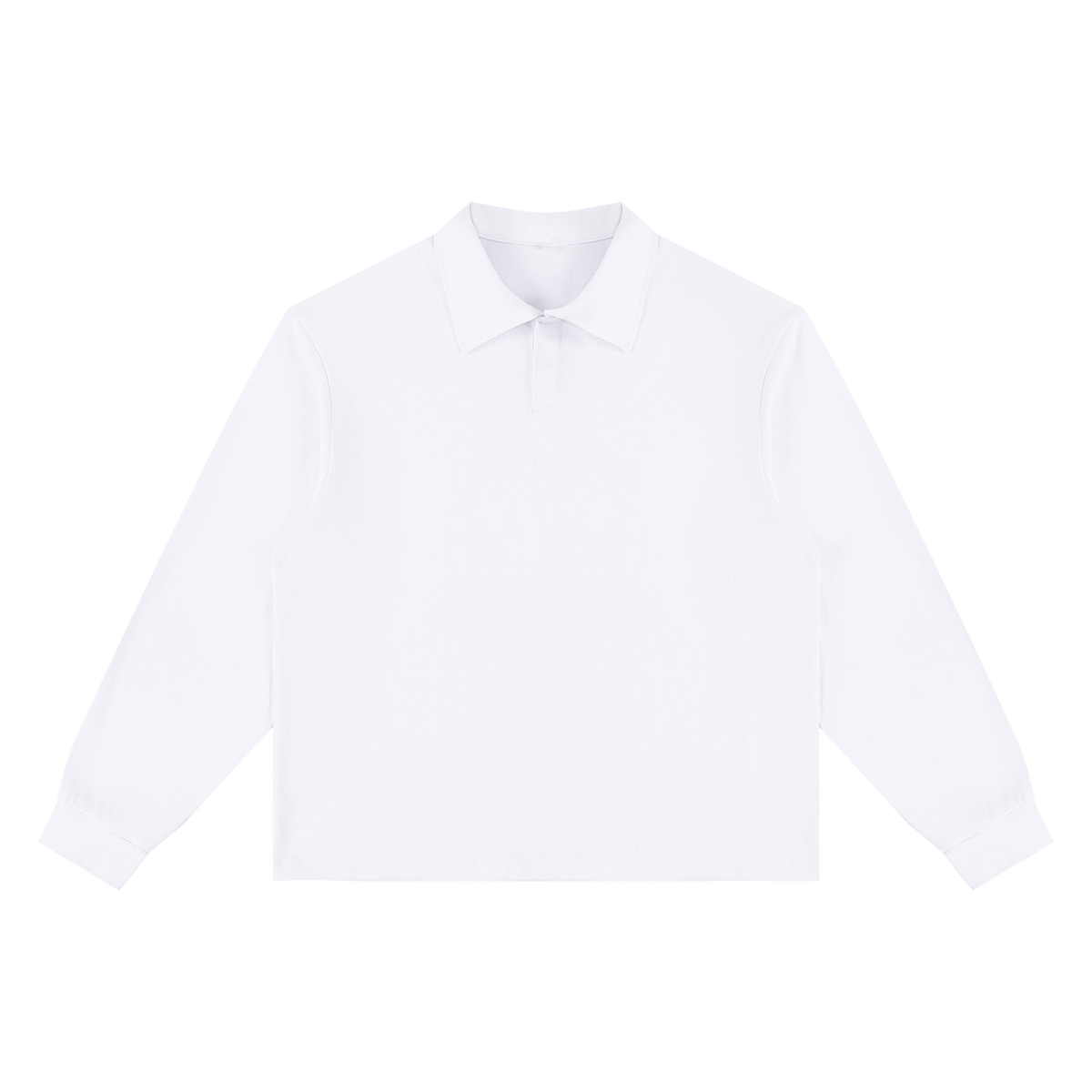 320 GSM Loose Long Sleeve Polo Shirt (U)