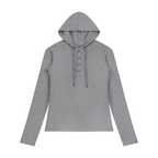 260 GSM Slim Half-Button T-Shirt