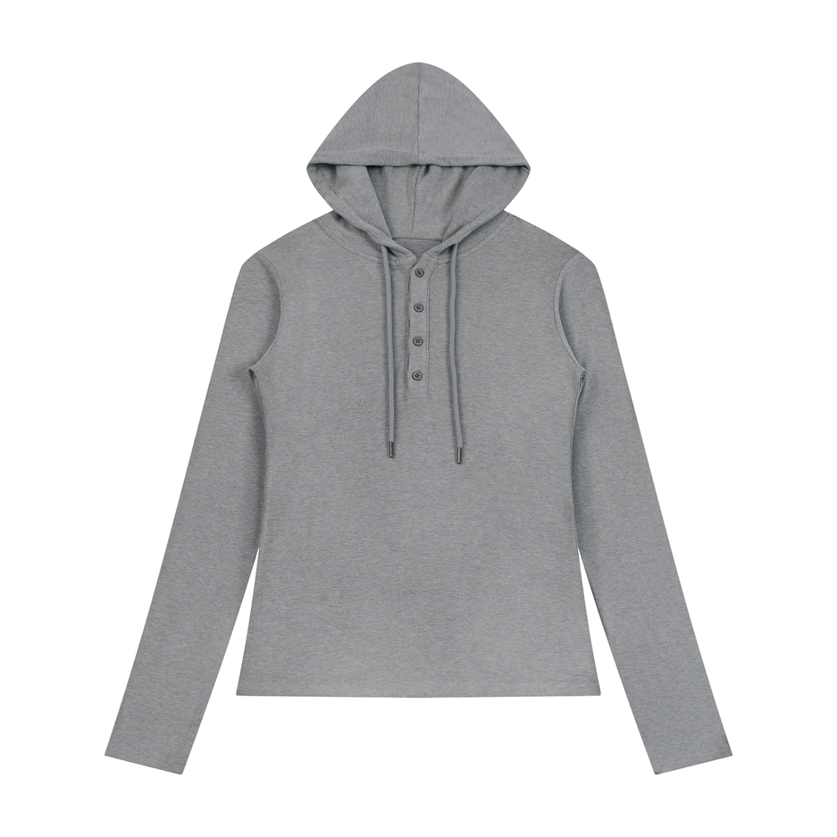 260 GSM Slim Half-Button T-Shirt