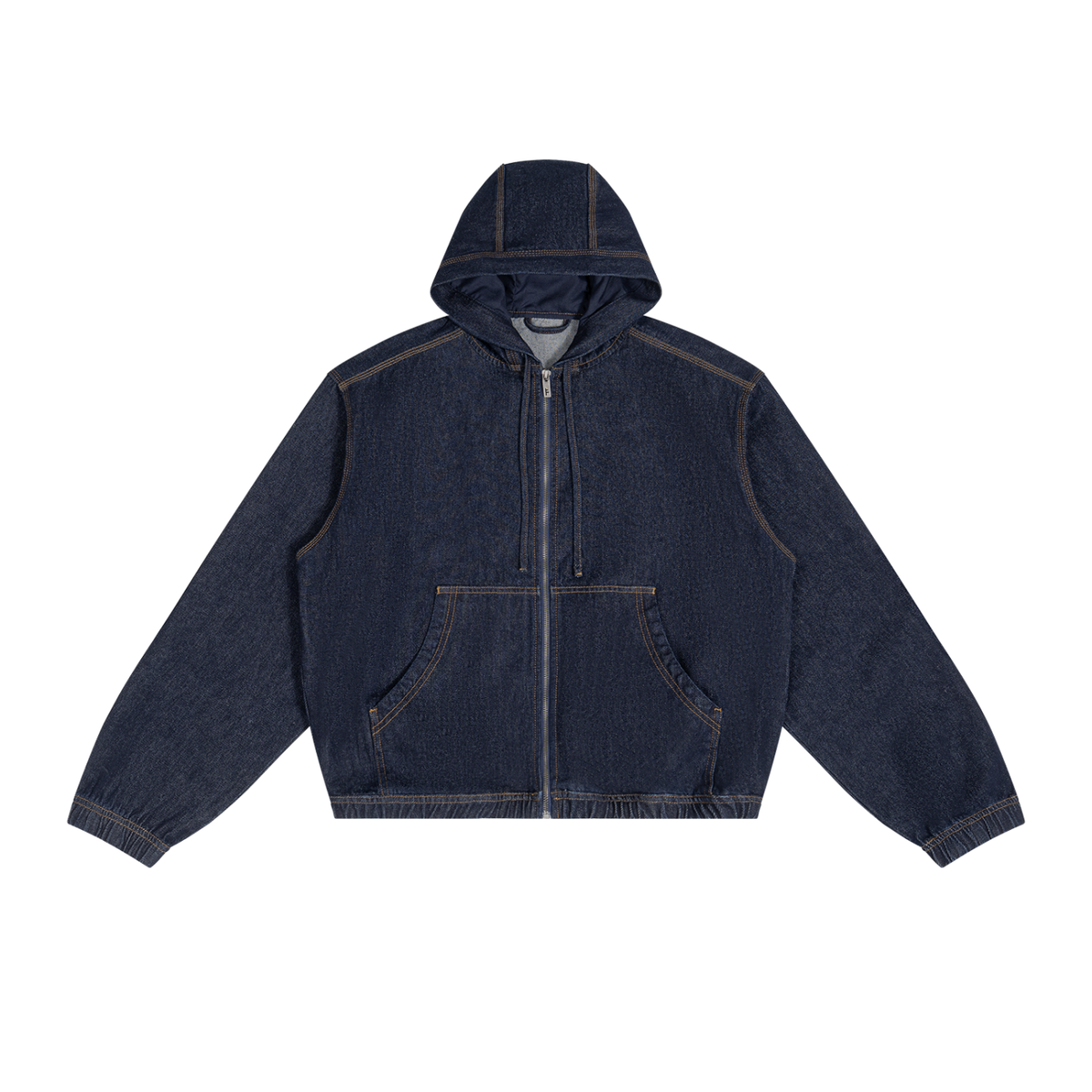 425 GSM Boxy Vintage Wash Hooded Denim Jacket