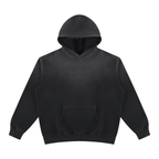 355 GSM Vintage Wash Fleece Hoodie (U)