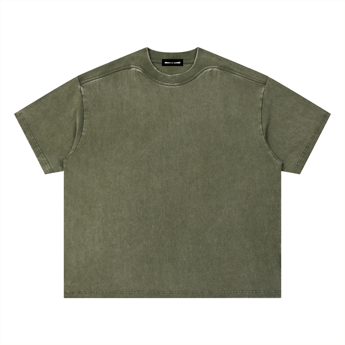 Vintage Wash Boxy T-Shirt – 260 GSM
