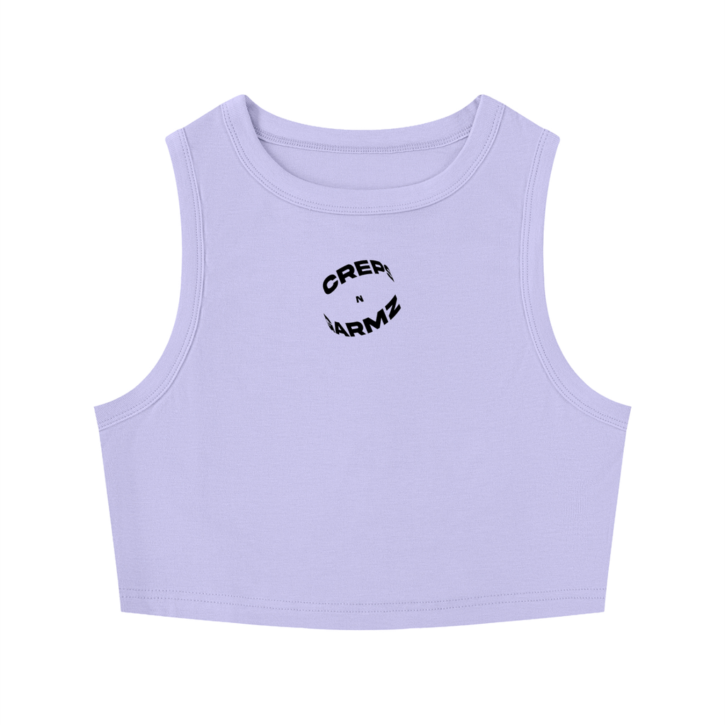 Women's Tight Crewneck Crop Tank Top