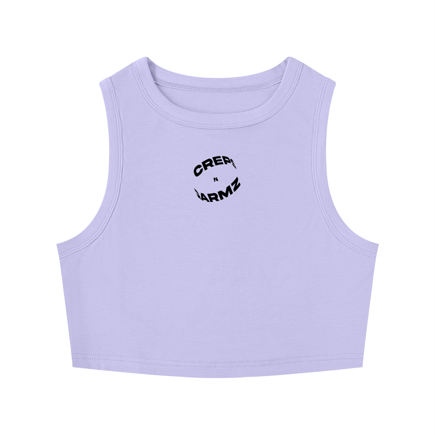 Women's Tight Crewneck Crop Tank Top