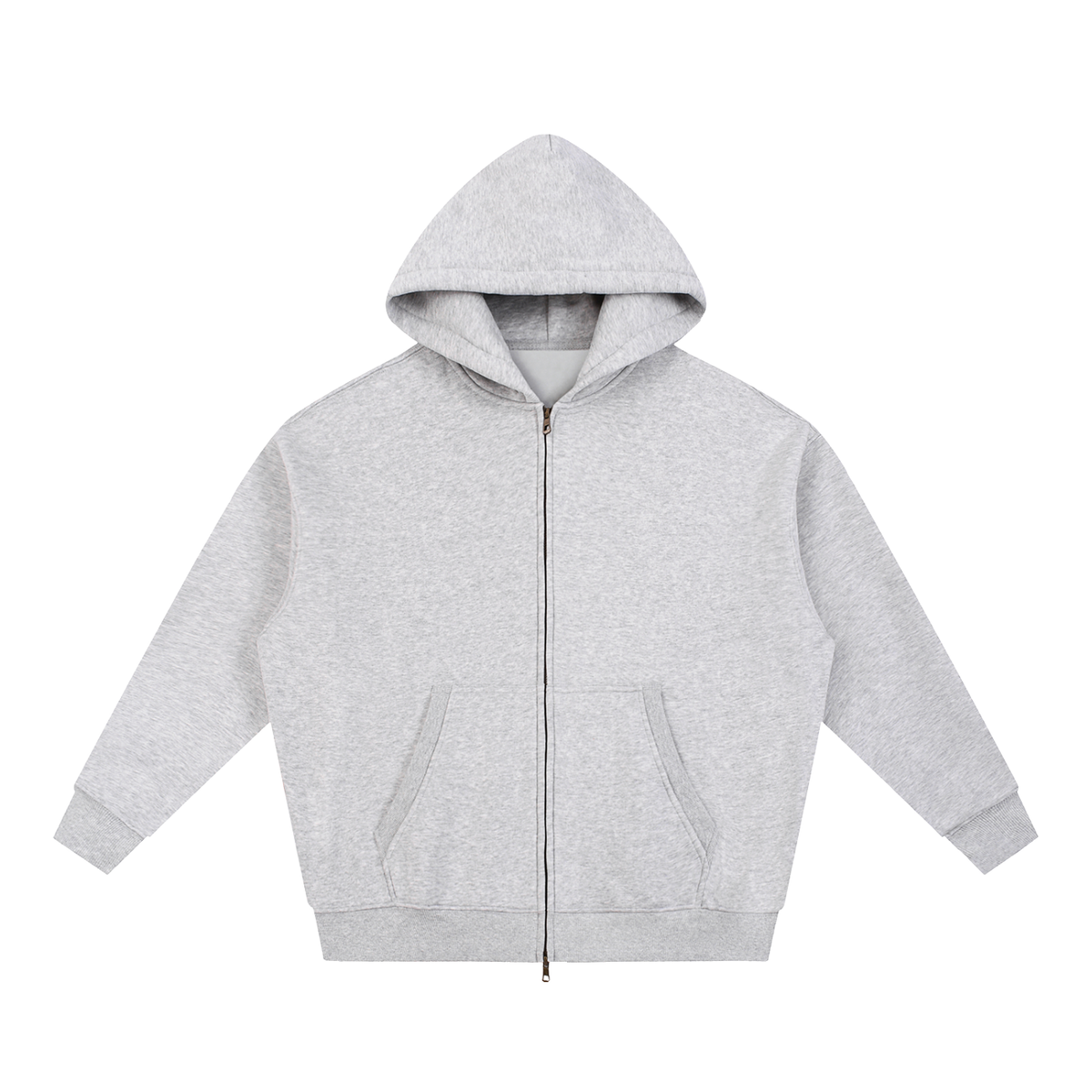 345 GSM Oversized Zipper Hoodie