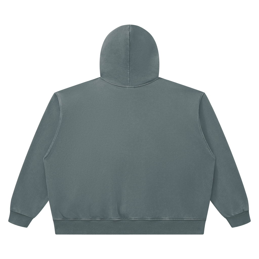 420 GSM Heavyweight Vintage Wash Boxy Hoodie (U)
