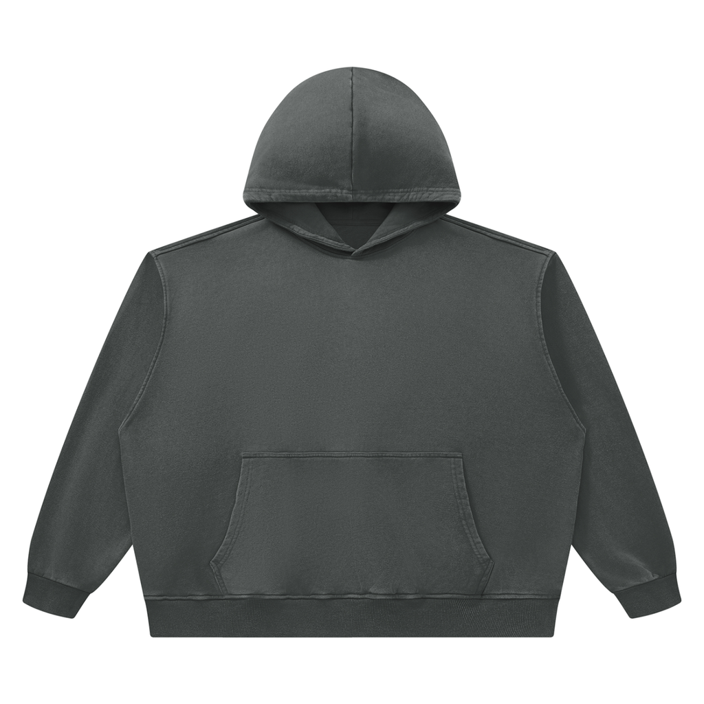 420 GSM Heavyweight Vintage Wash Boxy Hoodie (U)