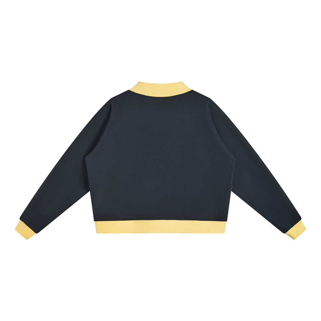 350 GSM Mock Neck Crewneck Sweatshirt (W)