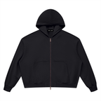 Vintage Wash Boxy Full-Zip Hoodie