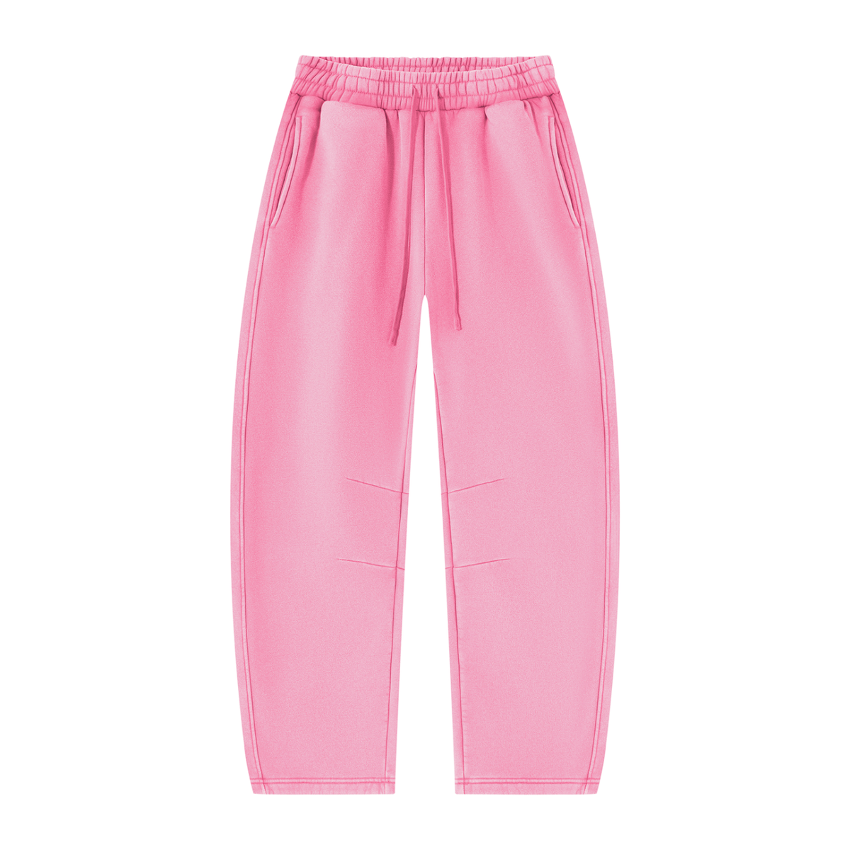 390 GSM Vintage Wash Barrel Leg Fleece Sweatpants (U)