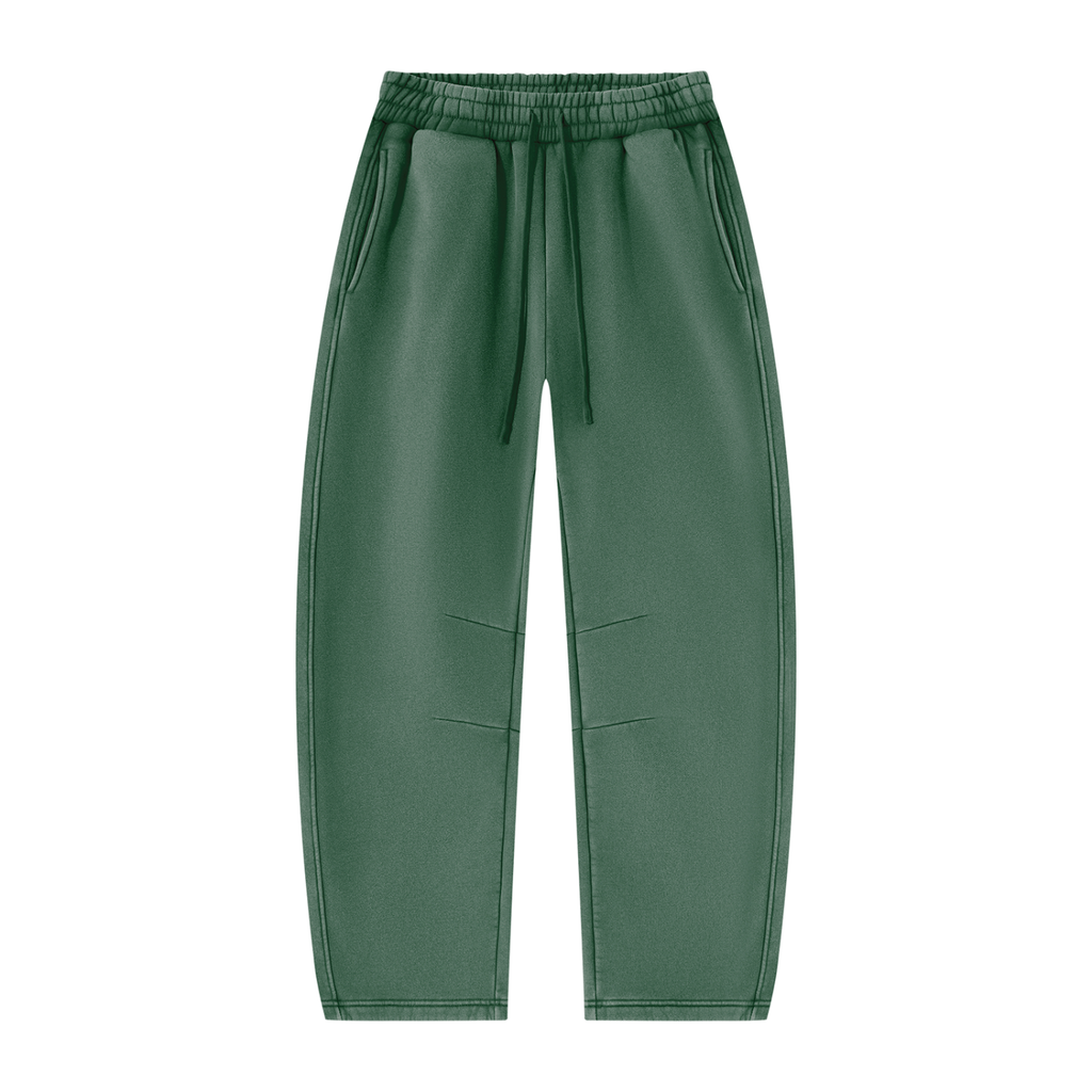 390 GSM Vintage Wash Barrel Leg Fleece Sweatpants (U)