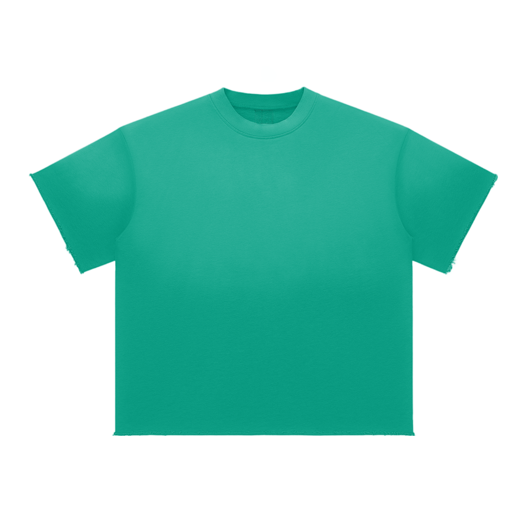 Sun Faded Raw Edge T-Shirt