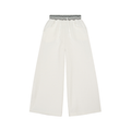 Women's Striped Waist Wide-Leg Pants